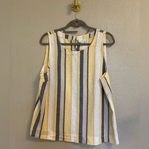 Liz Claiborne Striped Summer Tank Top